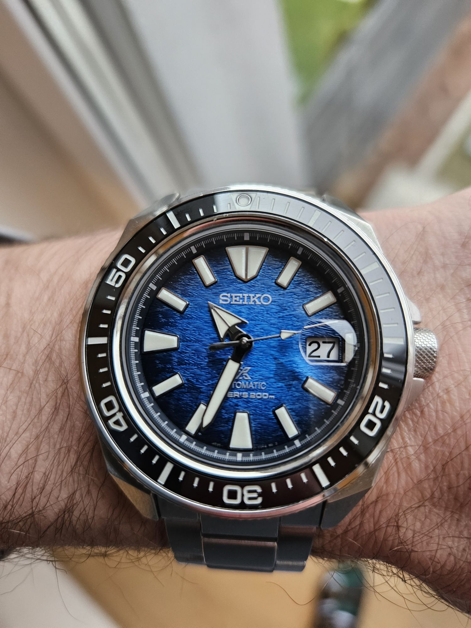 Seiko Samurai "Manta" Save the Ocean srpe33k1