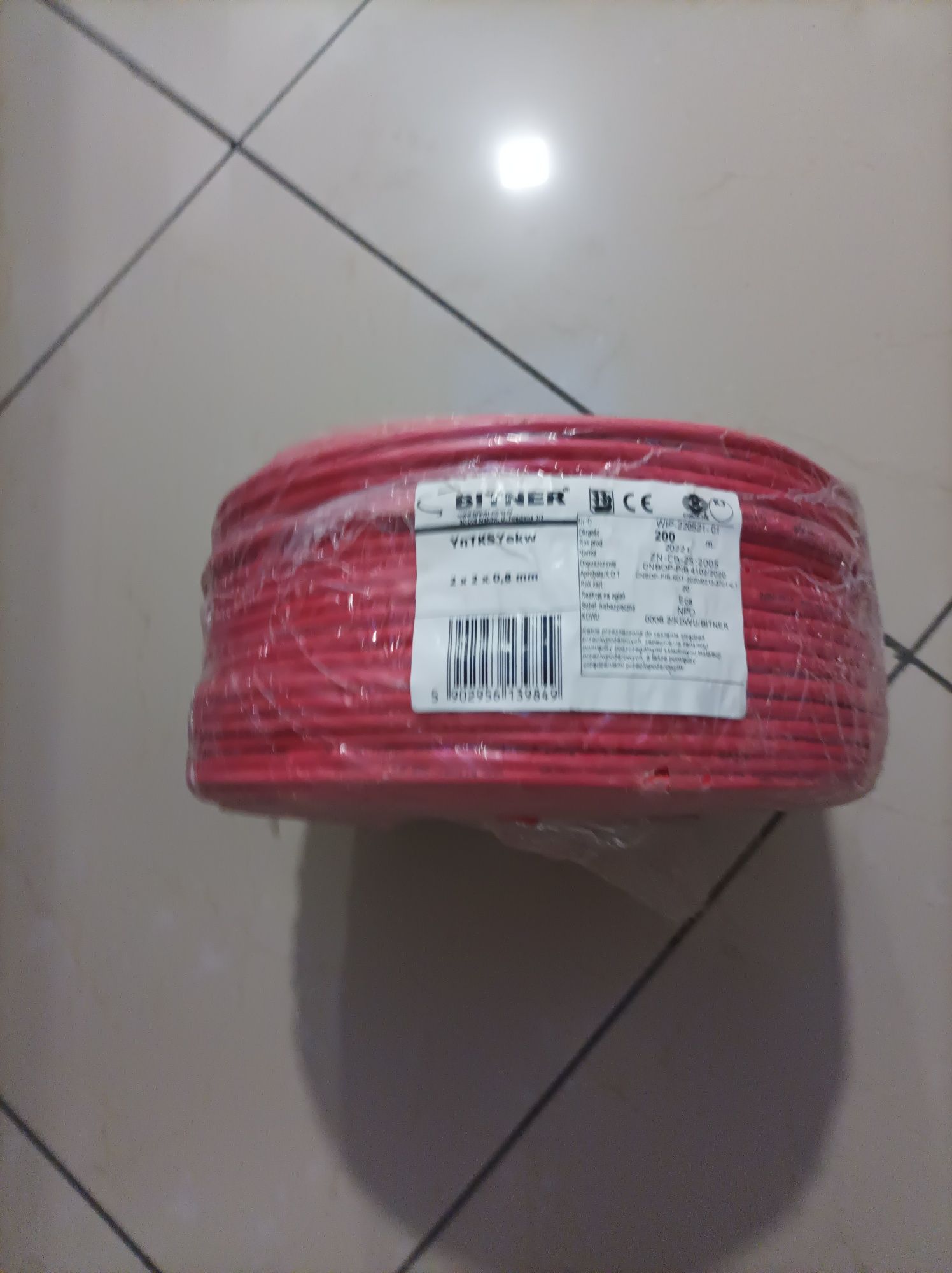 Przewód YnTKSYekw 2x2x0.8 mm