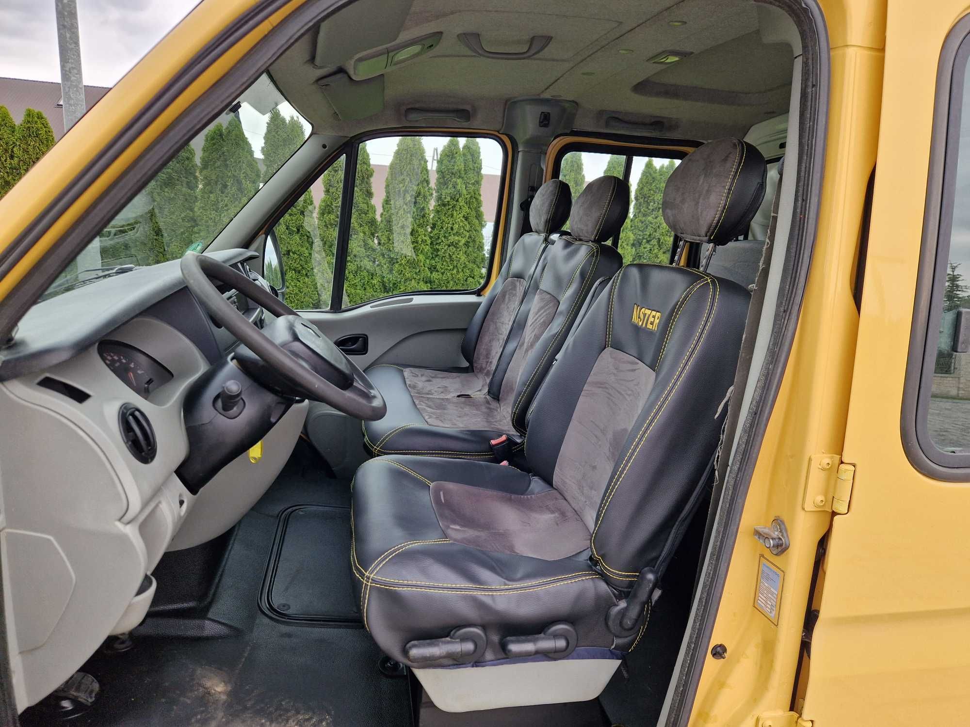 Renault Master Doka Dubel Kabina Brygadówka Skrzynia Plandeka Hak