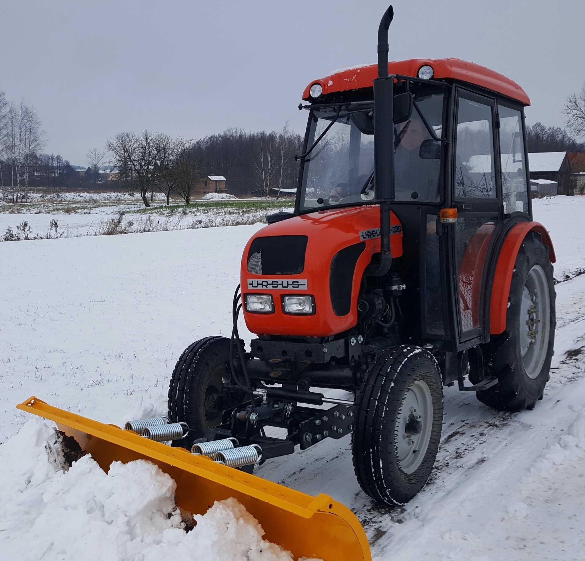 Pług Śnieżny do śniegu na płytę MF C-360 C-330 Kubota John Deere 2m