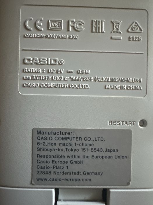 Calculadora Casio fx CG50