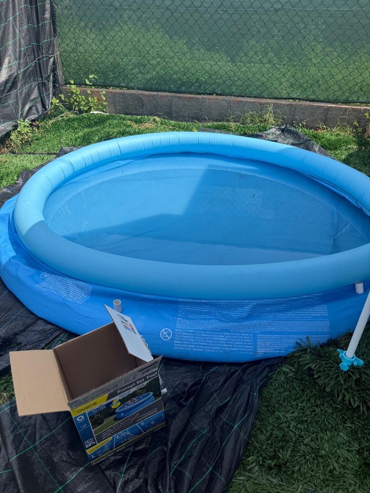 Piscina usada apenas 4x
