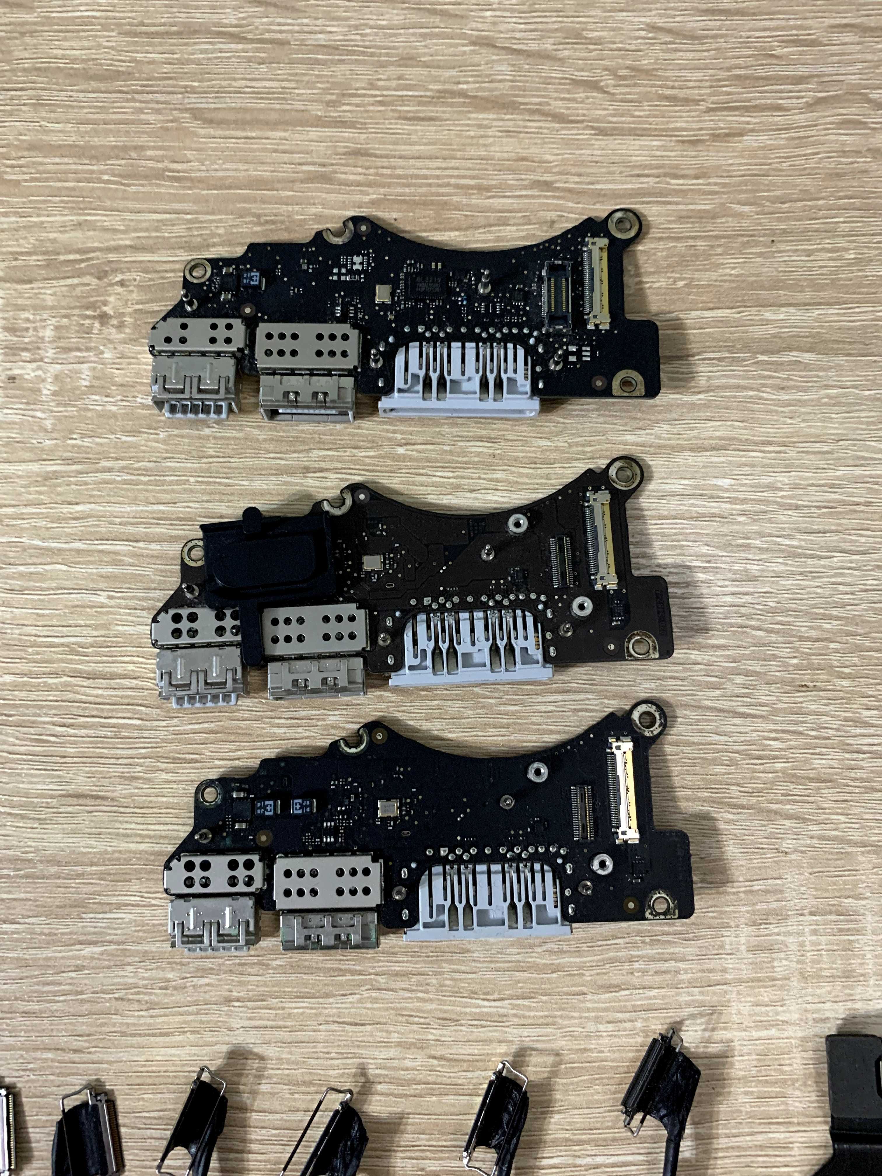 Вентилятор, кулер MacBook Pro A1398, I/O Board плати USB 2013-2015