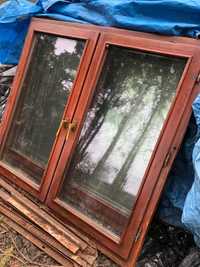 Okna drewniane z demontażu