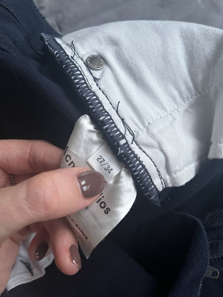 Spodnie granatowe  skinny Acne Studios 27/34