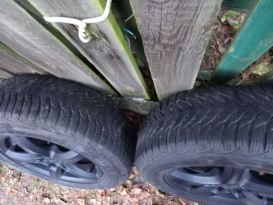 4szt 5x114,3x16 otwor72,szer 6.5j opony zima 215/65/16