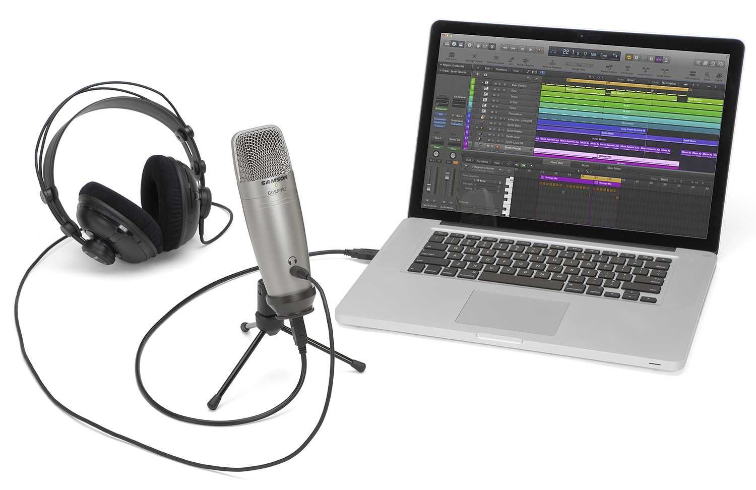 Студийный микрофон - Samson C01U Pro USB + штатив-тренога