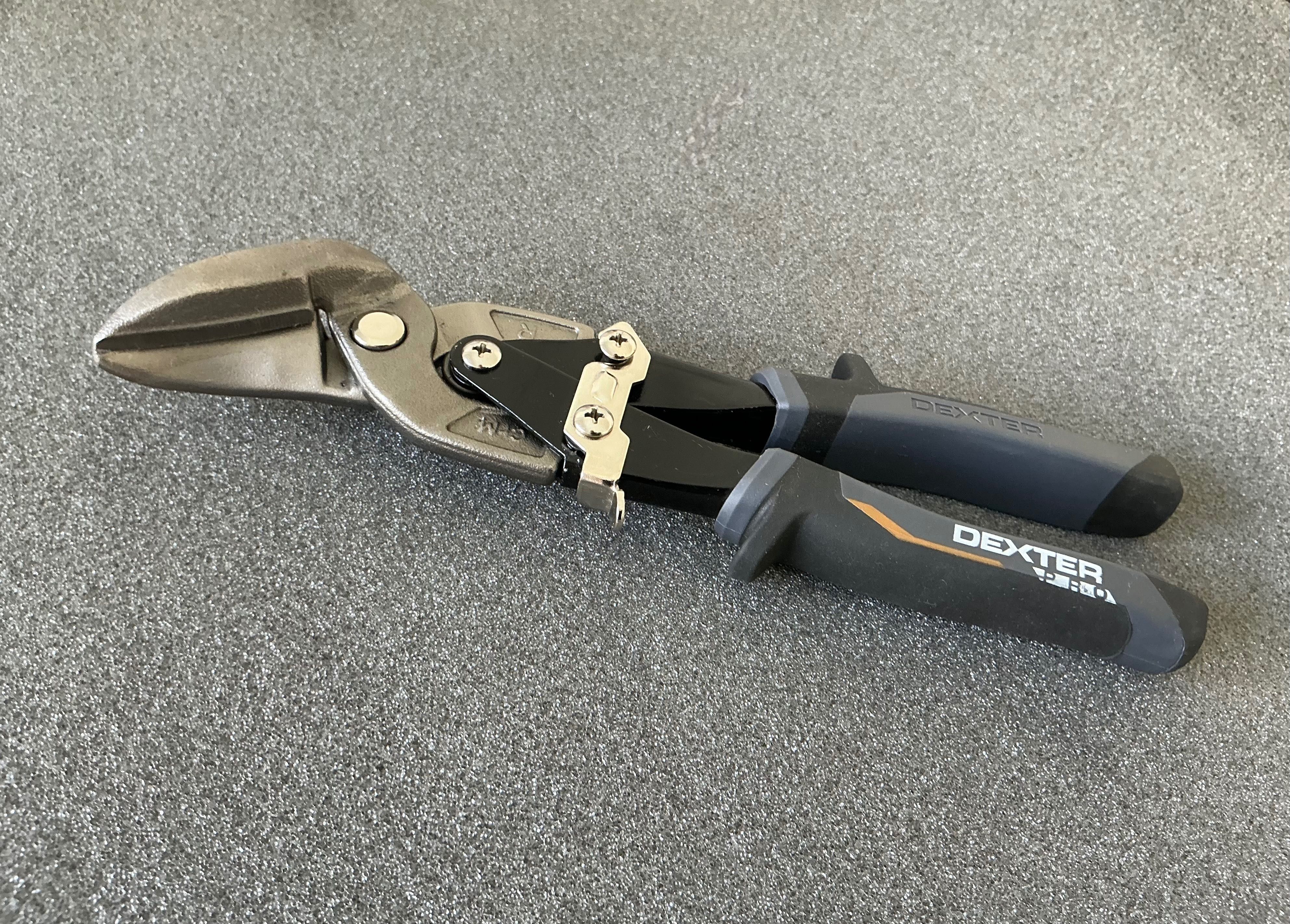 NOVO! Alicate tesoura de corte para chapa DIREITA DEXTER PRO 250mm