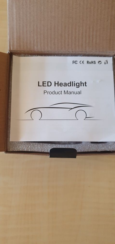 LED автолампы Н4 две штуки