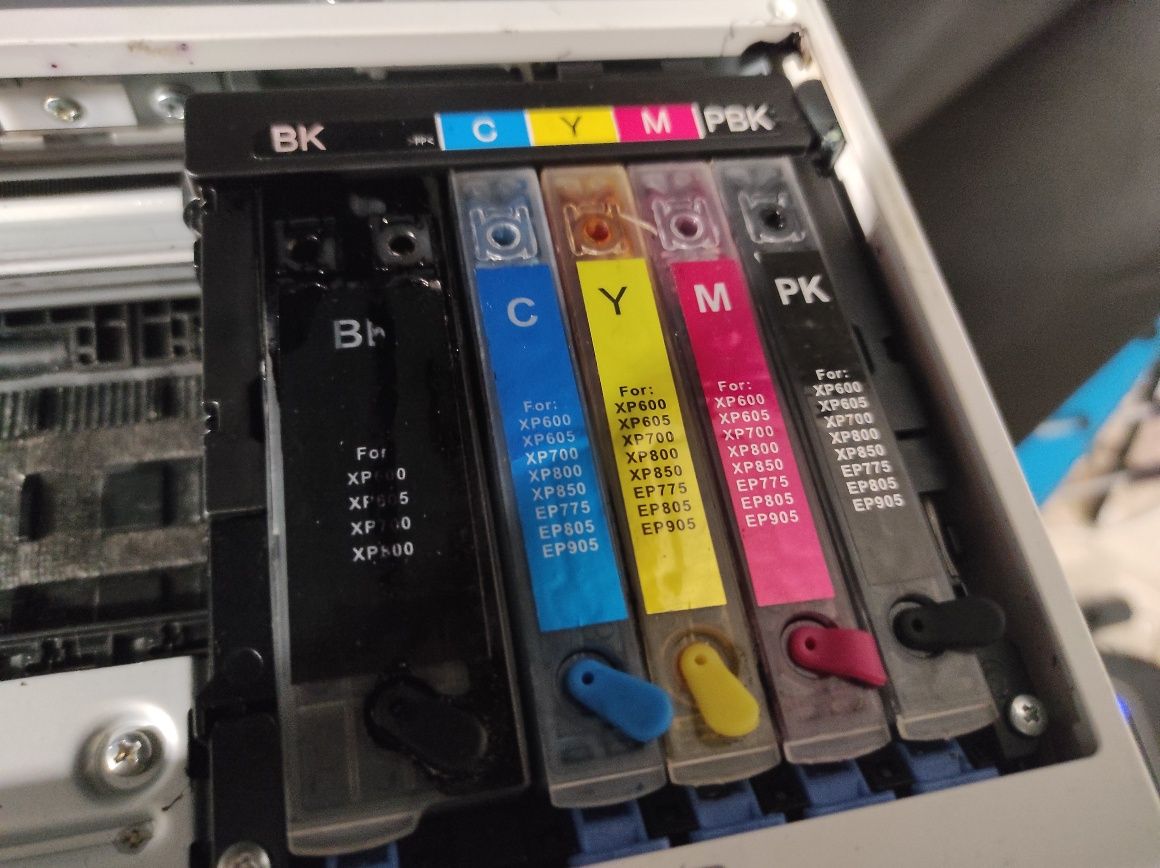 Drukarki Epson uszkodzone.