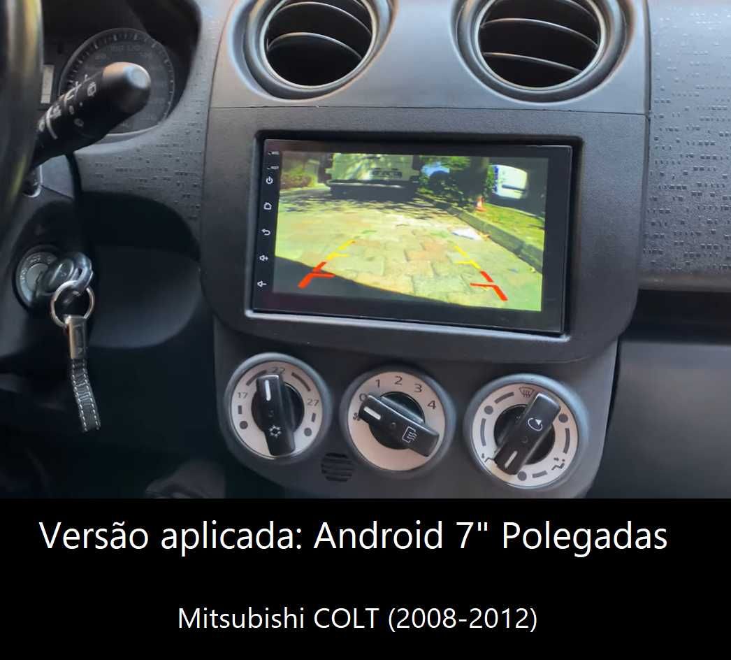 (NOVO) Rádio 2DIN • Mitsubishi COLT (2004 a 2012) • Android Z30 4+32GB