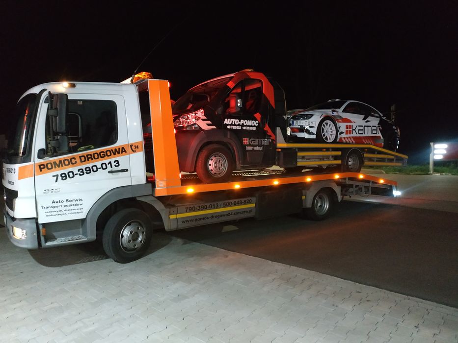 Autolaweta 6 miejsc Pomoc Drogowa  Rzeszów odpalanie pojazdów 12/24V