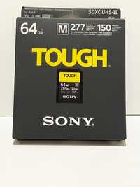 SONY TOGH-M series SDXC UHS-II Card 64 Gb, 3ax R277Mb/S, W150MB/S