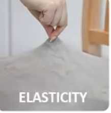 Szare pokrowce na krzesła, 4 sztuki