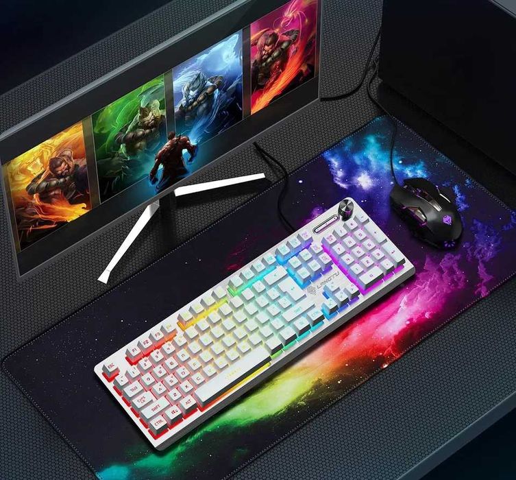 Duża podkładka gamingowa pod mysz myszkę na biurko dla graczy 80x30