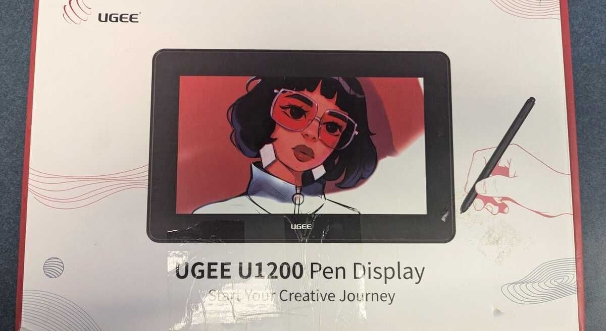 Графический планшет монитор UGEE U1200 экран 12 дюймов