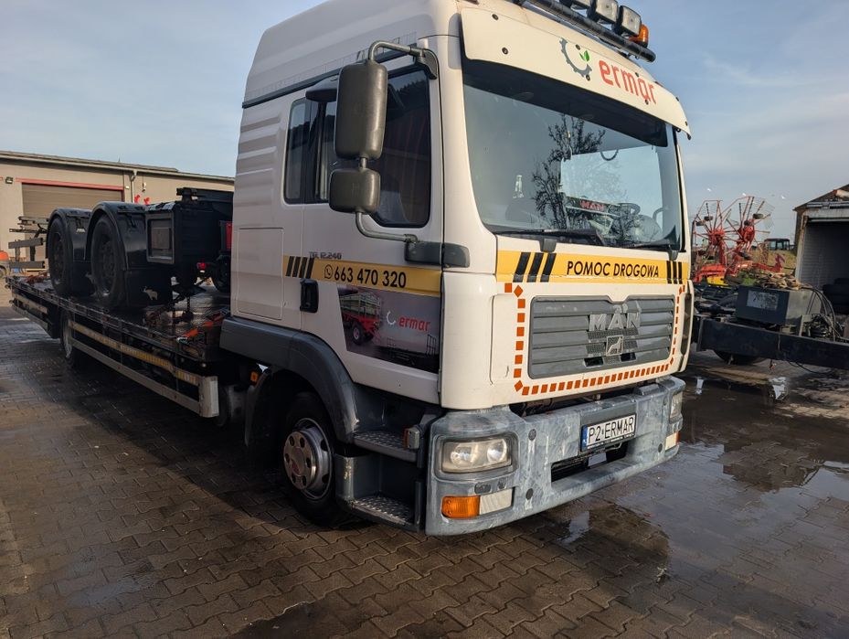 Man 12240. Pomoc drogowa BDB. 8M NAJAZD