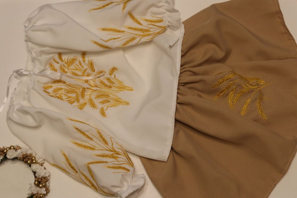 Вишитий костюм, вишиванка для дівчинки 128р