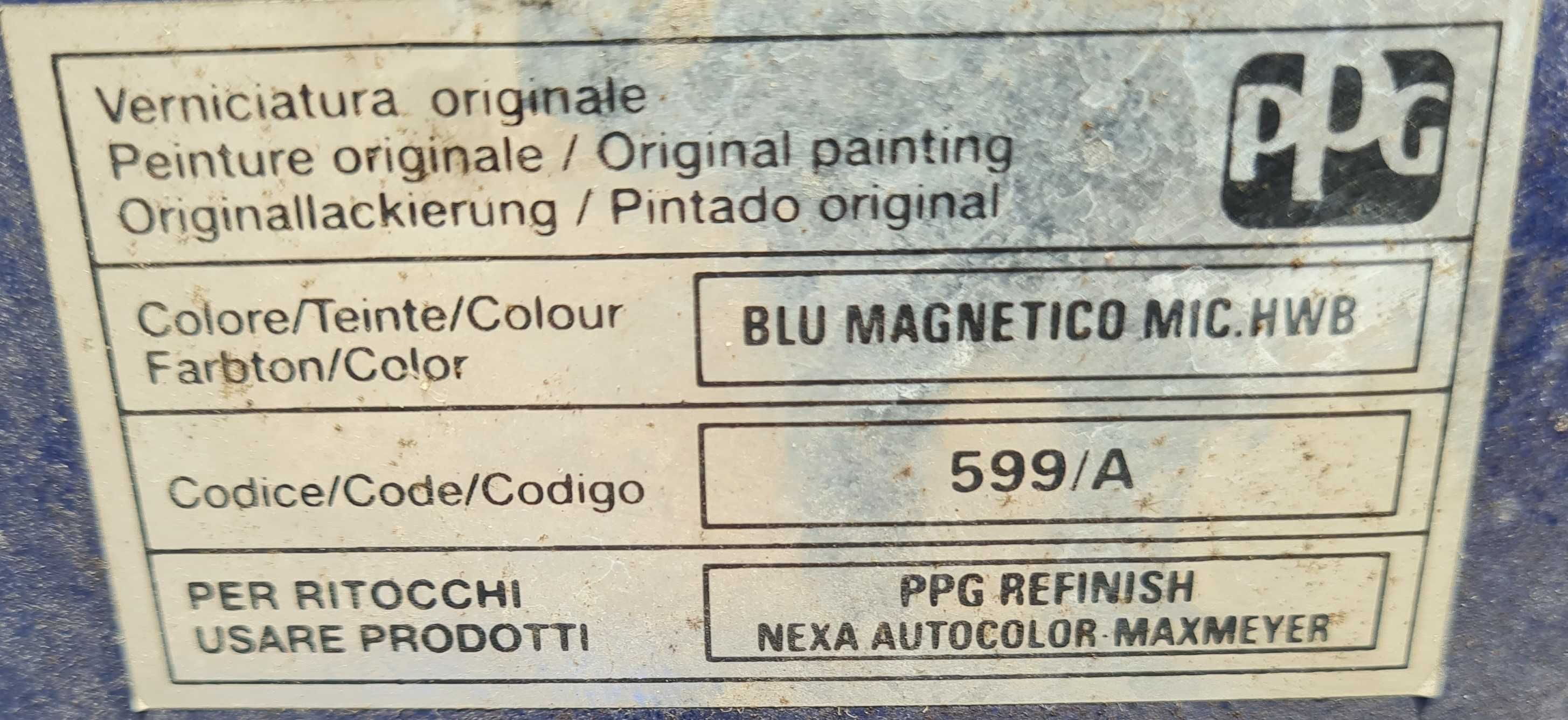 Maska Fiat Grande Punto kolor 599A inne części