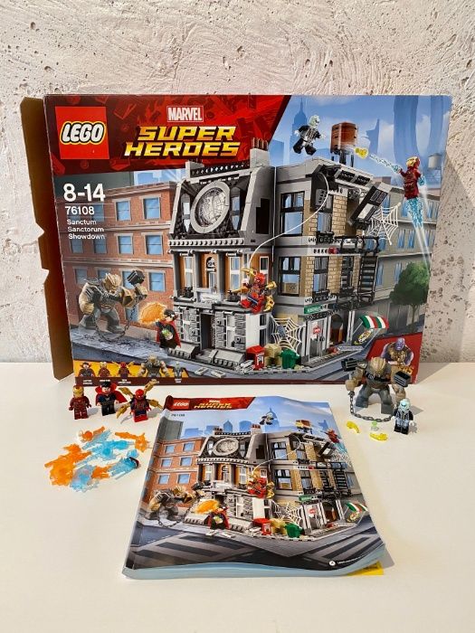 LEGO 76108 - Super Heroes - Starcie w Sanctum Sanctorum - stan IDEALNY