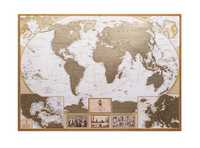 Mapa zdrapka mapa świata nowa