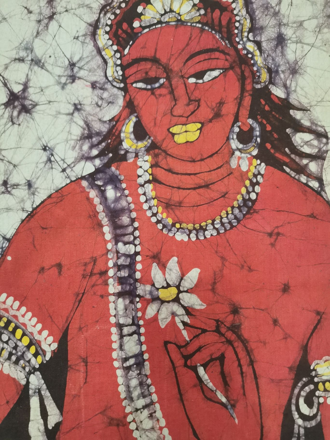 Quadro em batik asiático