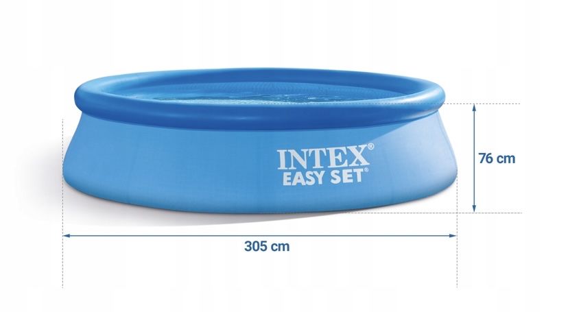 Basen rozporowy Intex Easy Set 305x76 cm – gotowy na upalne lato