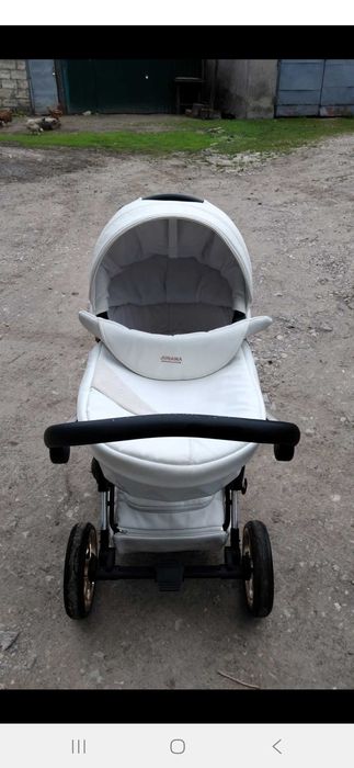 Універсальна коляска 2 в 1 Junama Diamond Individual 04 біла