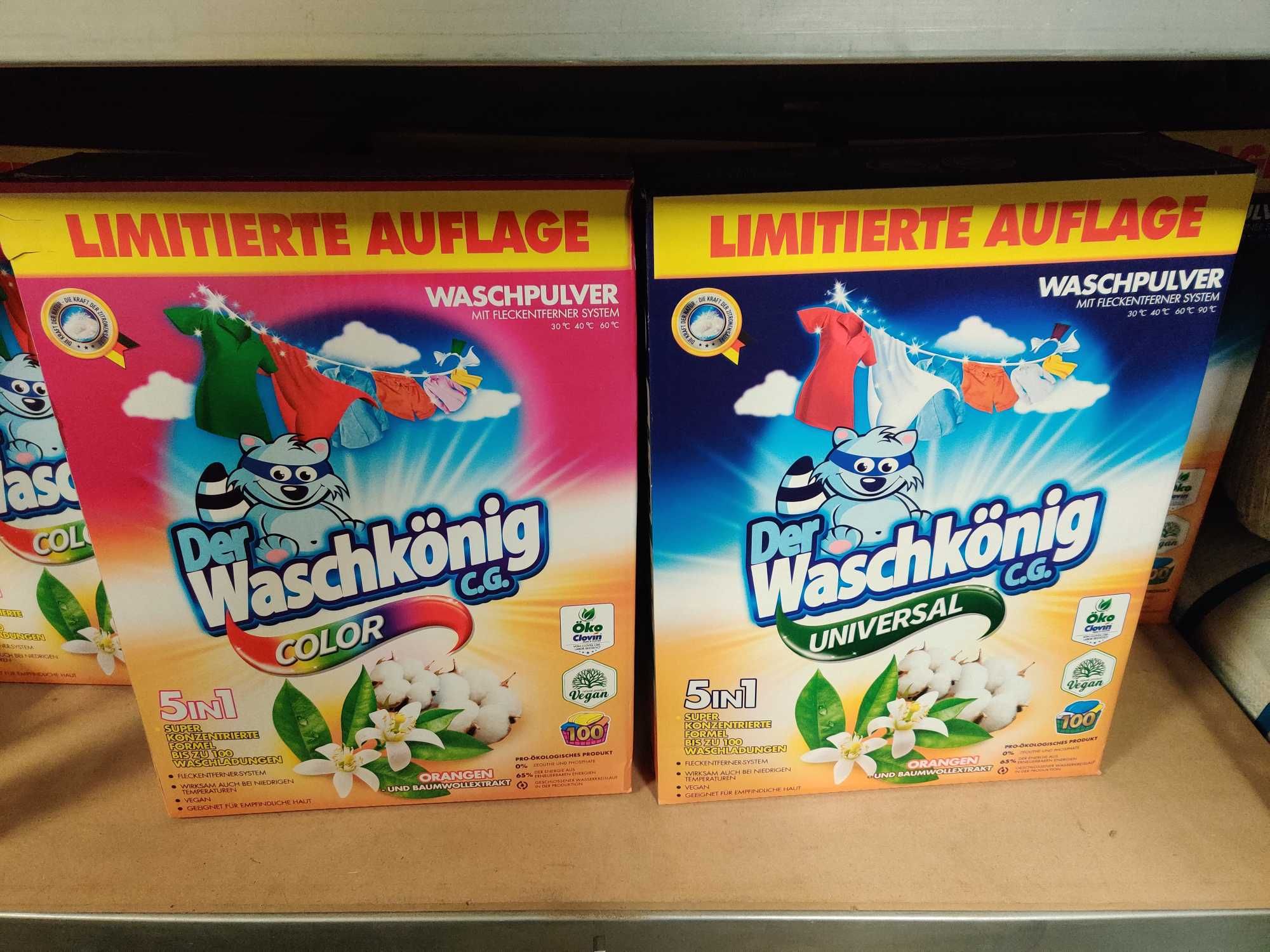 Proszek do prania kolorów Der Waschkönig C.G. 2x 6 kg