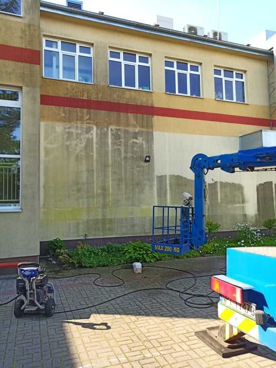 czyszczenie, malowanie, dachów, elewacji, mycie okien / przeszkleń