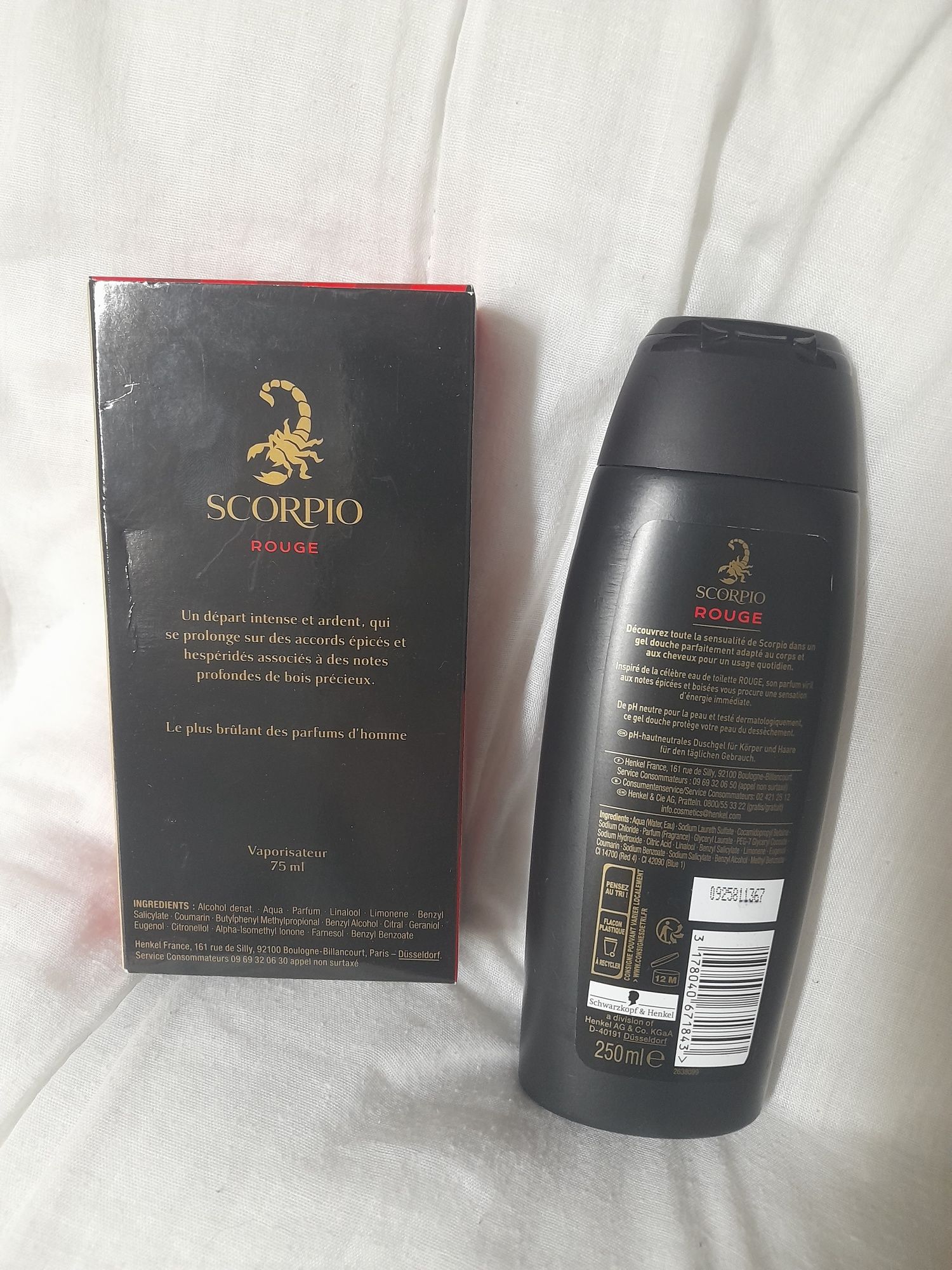 Perfume Scorpio Rouge e gel de banho