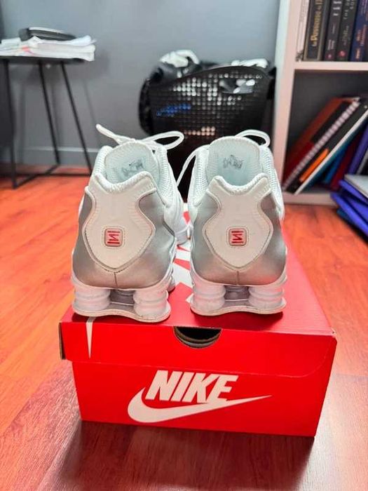 Buty meskie Mokasyny Nike_Shox_White R.45