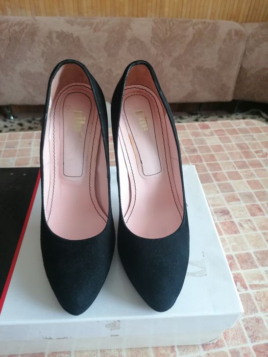 Туфлі лодочки на шпильці, замш, Casadei, 37 р.