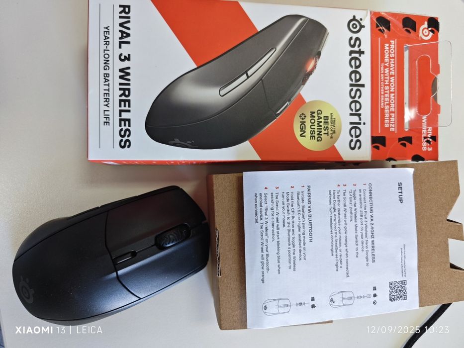 SteelSeries Rival 3 Wireless – Gaming sem fios, 18.000 DPI