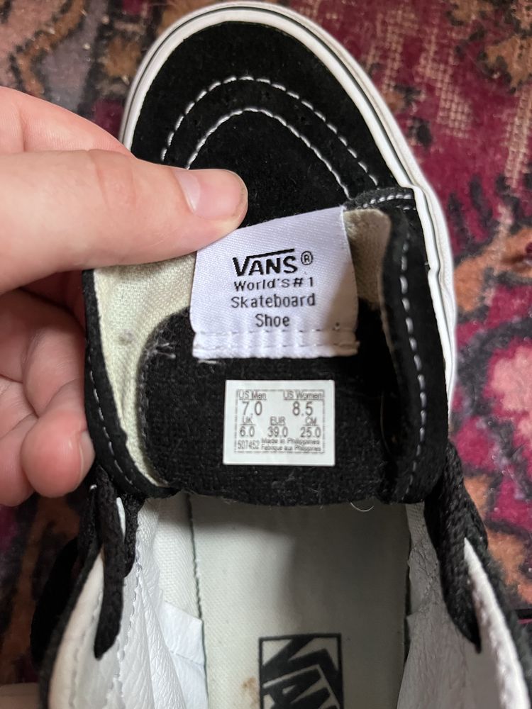 Кеди Vans Sk8-Hi чорні 2х