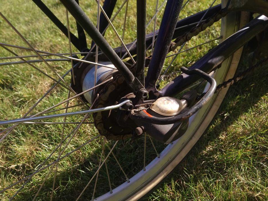 Rower tandem kierowany z tyłu rehabilitacyjny