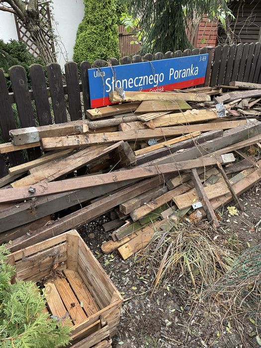 Oddam deski drewno z demontażu Odbior osobisty