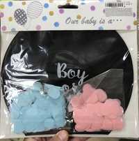 Повітряна кулька на гендер паті, хлопчик чи дівчинка , boy girl