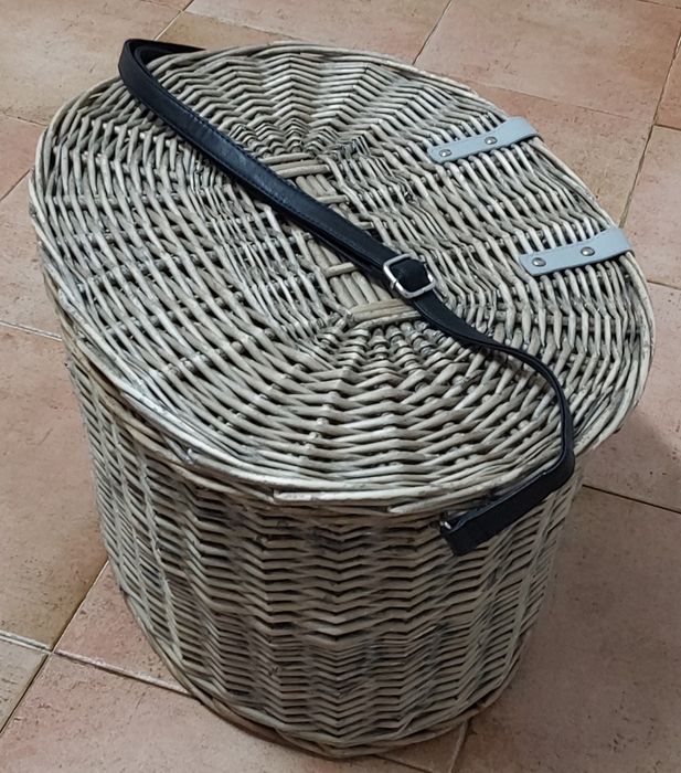 CESTA MULTIUSOS EM VERGA. Casa,Sala,Arrumação,Quintal,Quarto,Lenha.