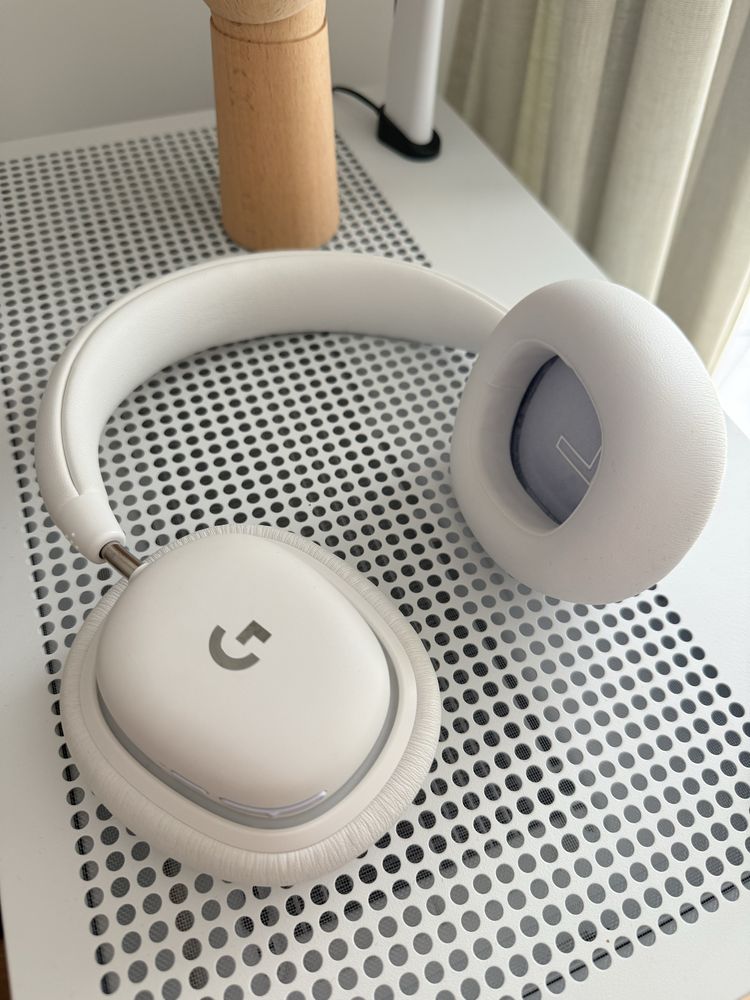 Słuchawki Logitech G735 Aurora - biale, bezprzewodowe, z mikrofonem