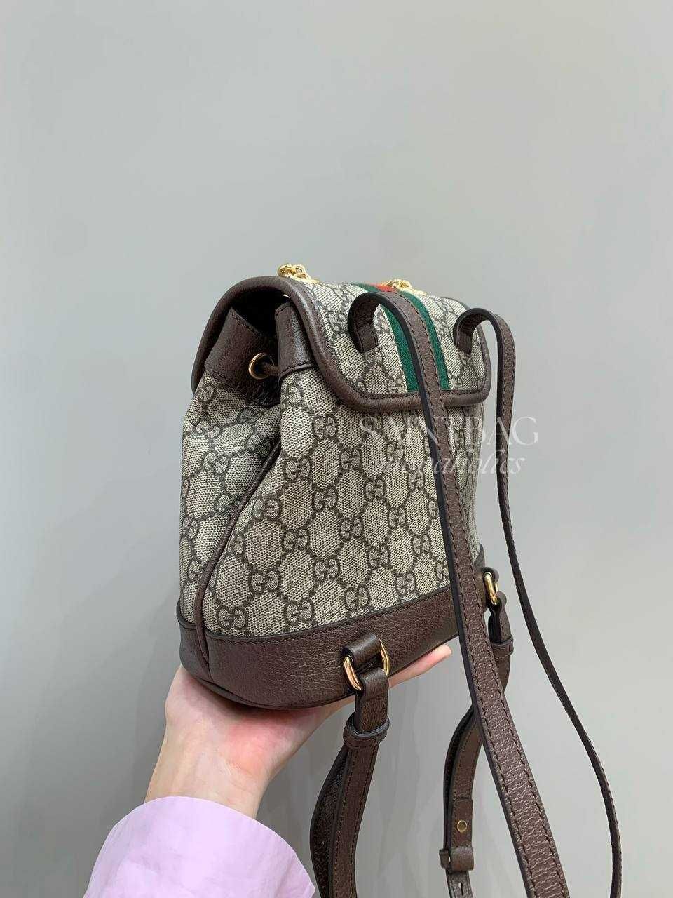Под заказ рюкзак Gucci Ophidia Гучи Офидия текстиль натуральная кожа