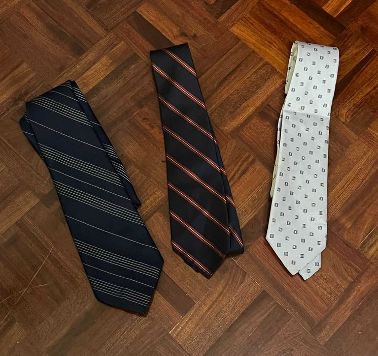 Lote 8 Gravatas Clássicas – Camisarias Tradicionais