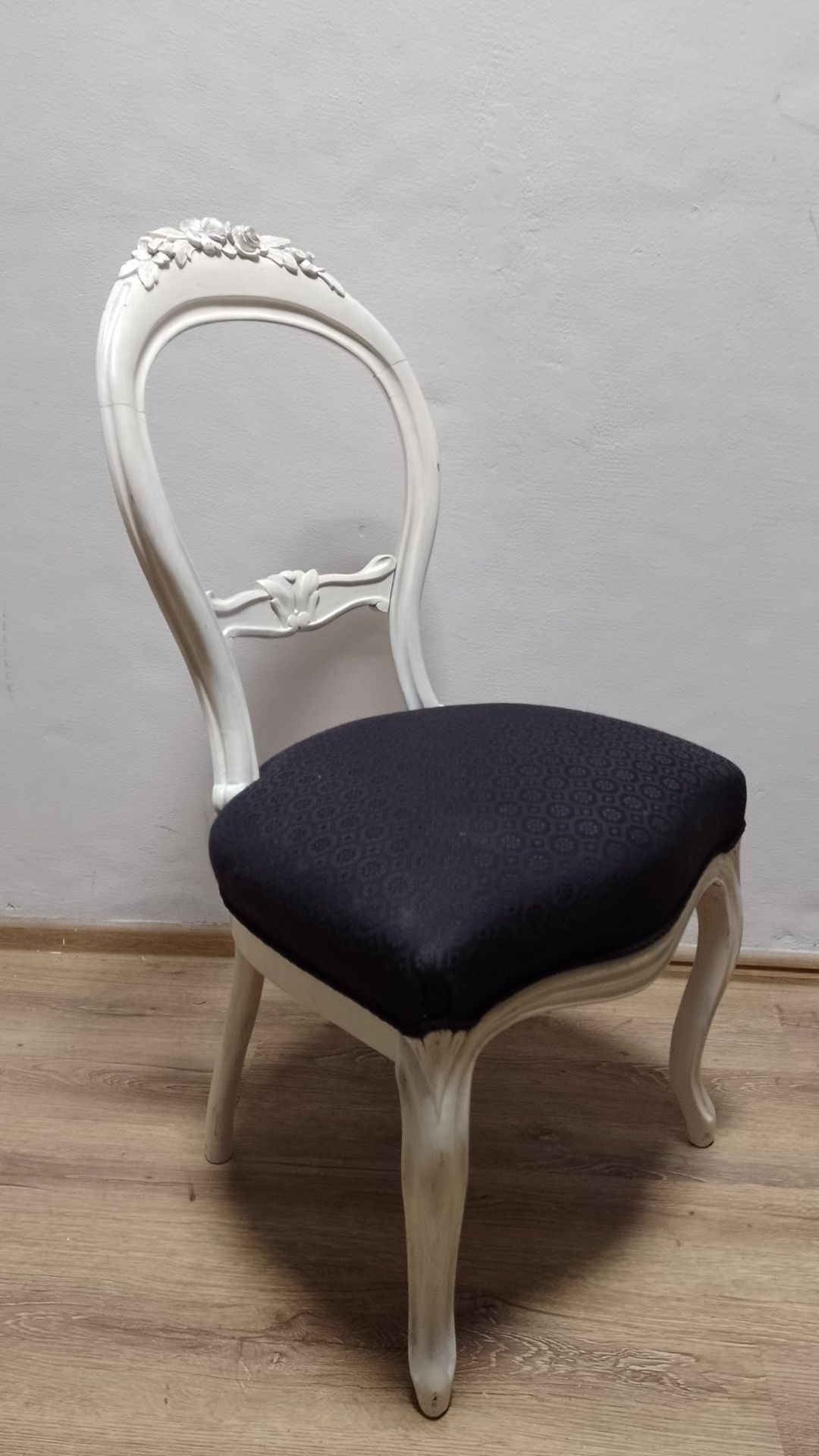 Krzesło fotel antyk glamour ludwik barok