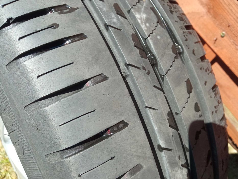 Alufelgi rozmiar 15 felgi aluminiowe Skoda opony 185/55 R15 goodyear