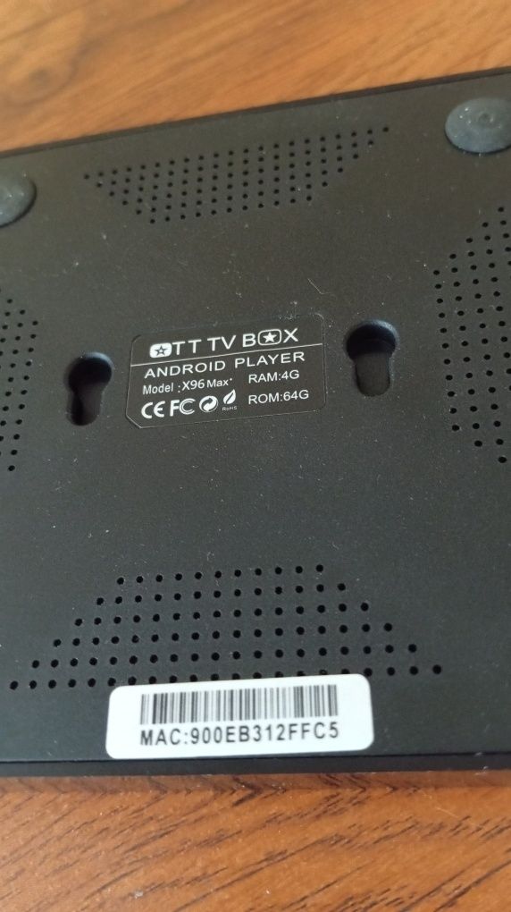 Smart TV Android box x96 max+ 64/4GB audio video streamer