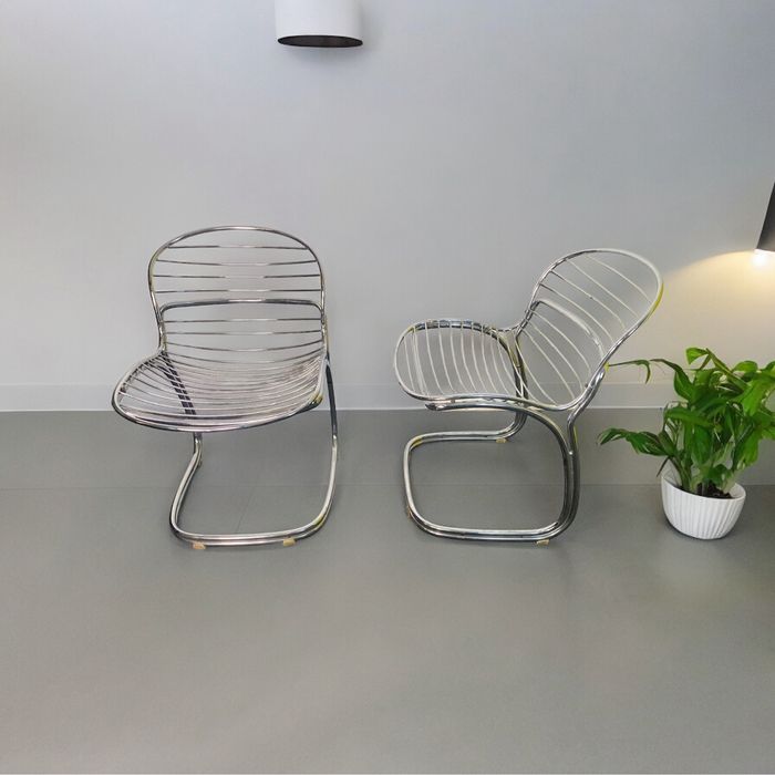 Krzesła Rinaldi “Sabrina” + stolik bauhaus