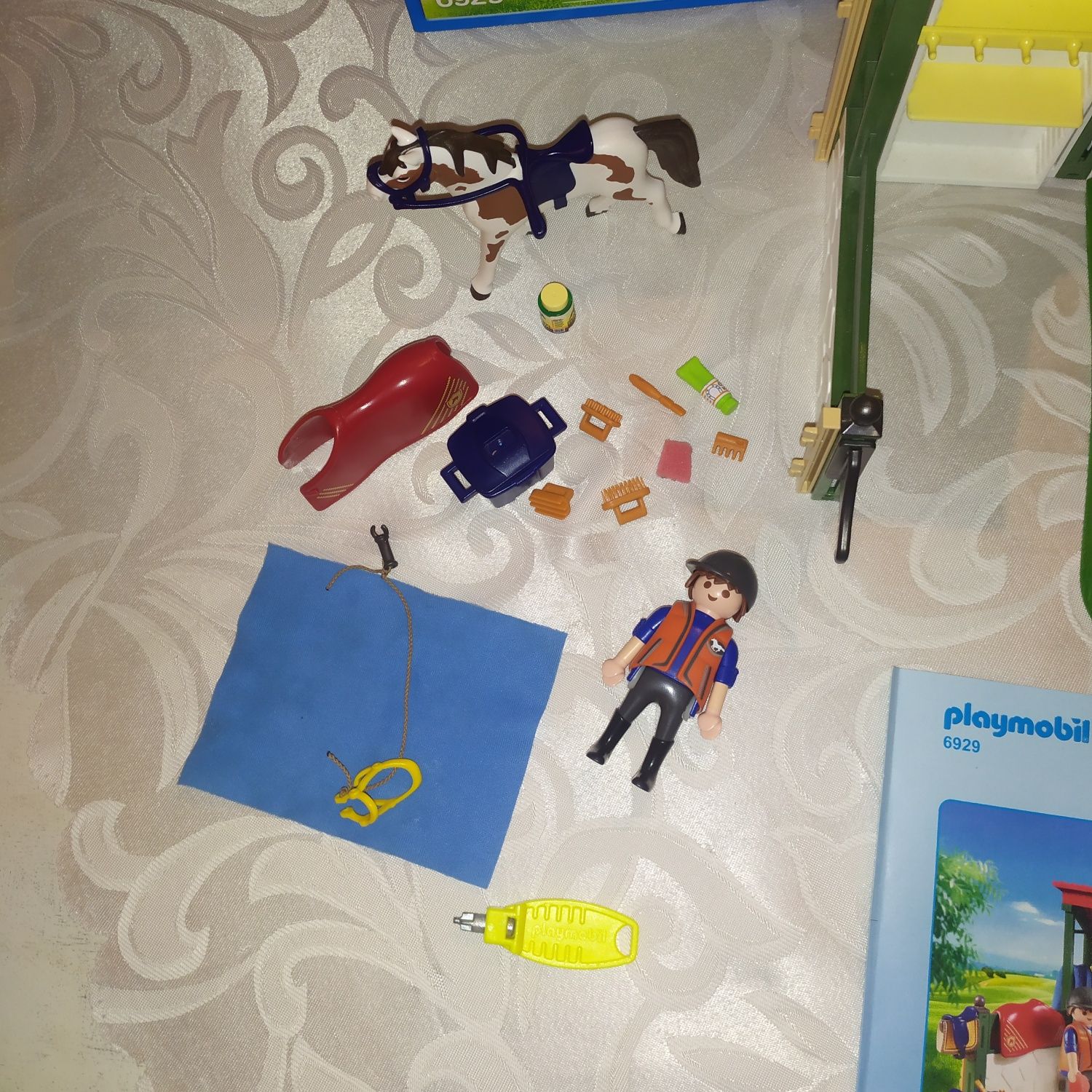 Myjka dla koni Playmobil 6929 karton