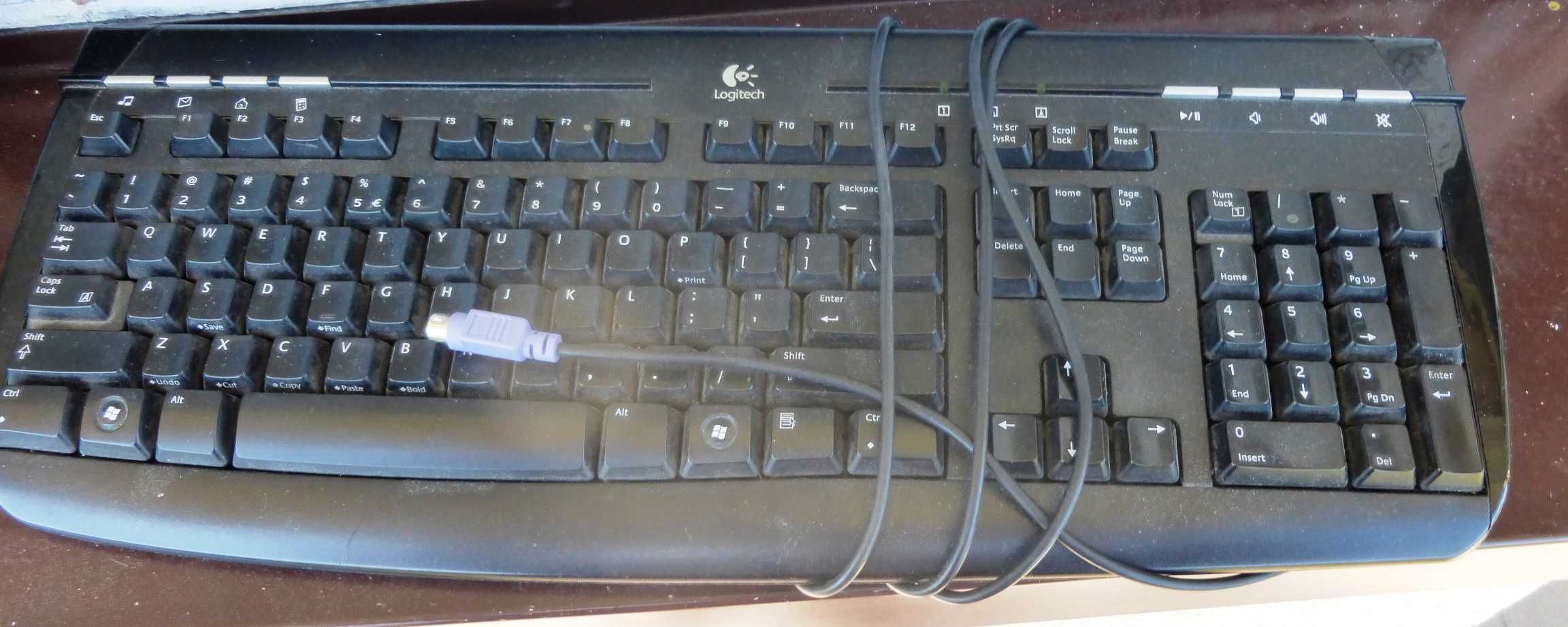 PS/2 klawiatura LOGITECH