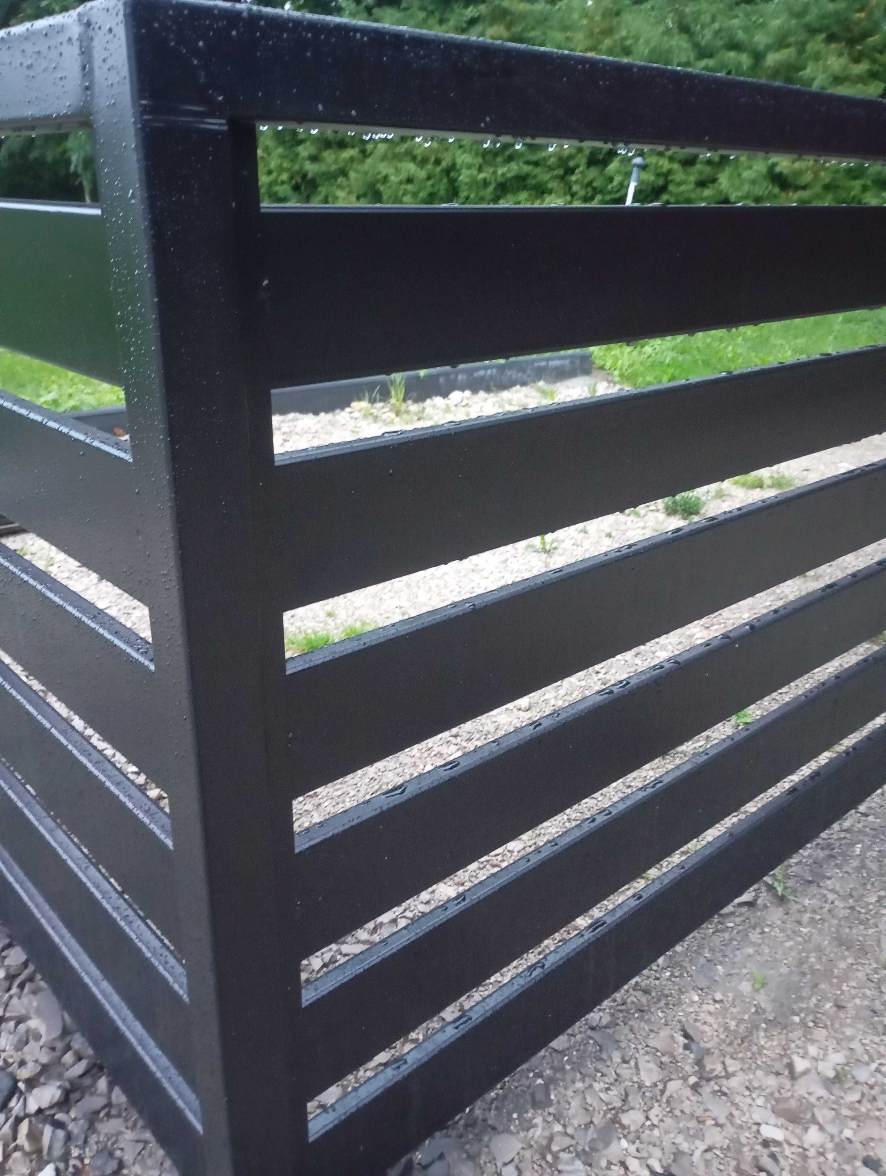 Balustrada balkonowa panelowa profil 2 mm grubości