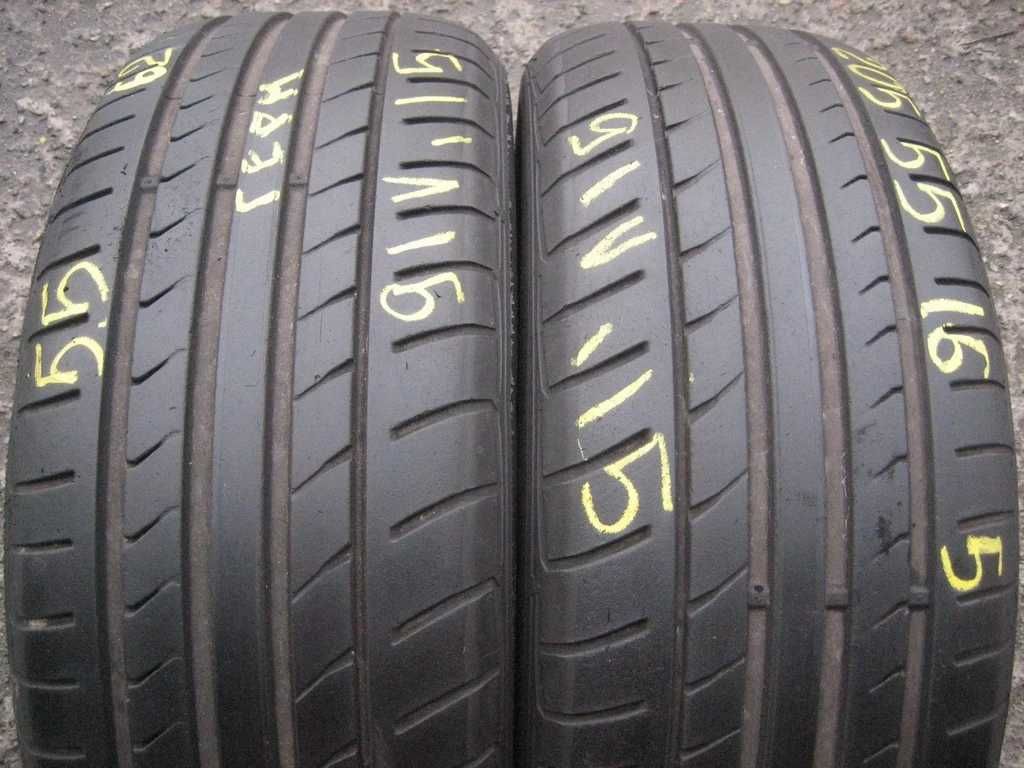 Dunlop SportBluResponseLRR 205/55R16 91V шини бу літо 2 штуки